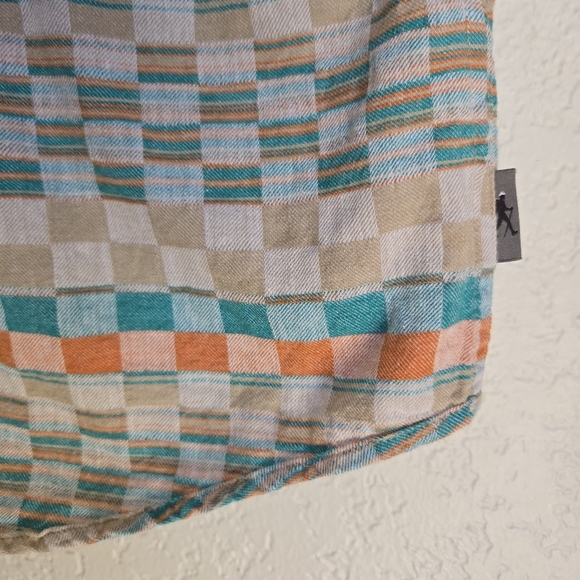 Royal Robbins XL Slab City Dobby Shirt Linen Organic Cotton Soapstone Men’s - Picture 7 of 8